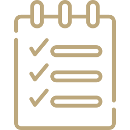 gold to-do-list icon